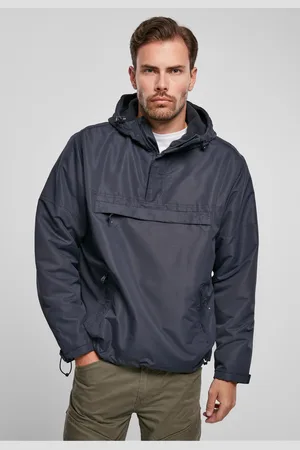 Brandit Fleece Pull Over Windbreaker námořnictvo