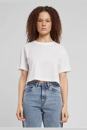 Urban classics Dámské krátké oversized tričko bílé
