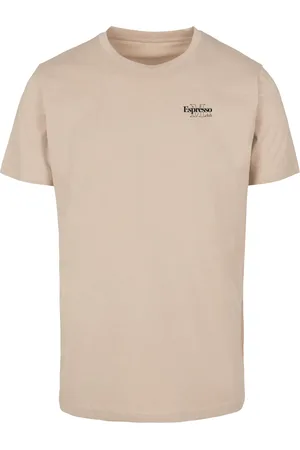 Mister Tee Pánské tričko Espresso M Club pískové