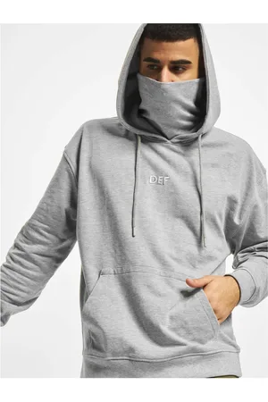 DEF Hendrik Hoody Grey Melange melanž