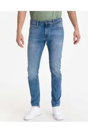 Lee Modré pánské skinny fit džíny - Pánské