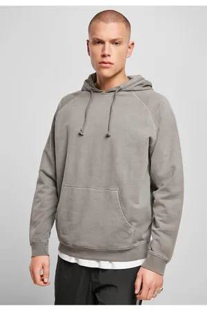 Urban classics Přebarvený Hoody asfalt