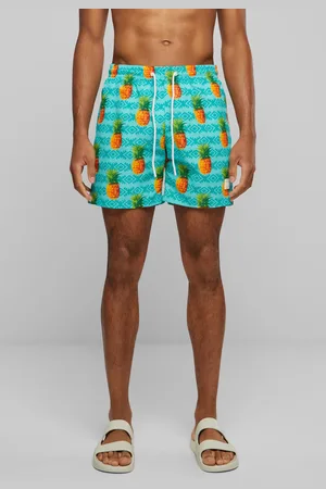 Urban classics Vzor plavecké šortky ananas aop