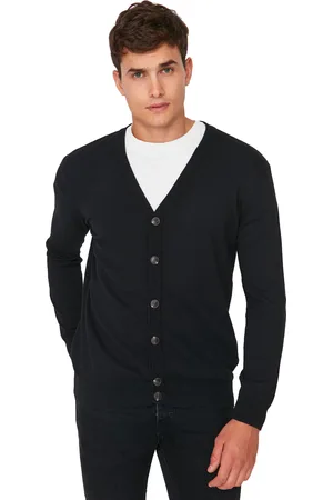 Trendyol Pánský kardigan Knitwear