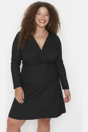 Trendyol Dámské šaty Curve