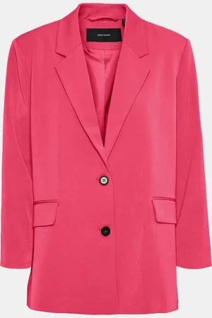 VERO MODA Růžové oversize sako -Ivy - Dámské