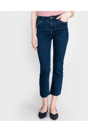VERO MODA Modré dámské straight fit džíny Sheila - Dámské