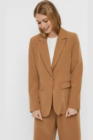 VERO MODA Hnědé sako VERO MODA Orlanda - Dámské