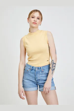 Roxy Světle žluté dámské tílko Spring Muse - Dámské