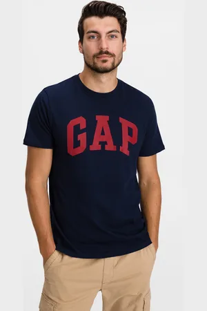 GAP Modré pánské tričko logo
