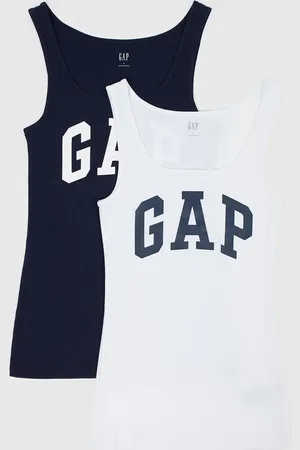 GAP Barevné dámské tílko Logo tank, 2ks
