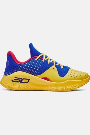 Under Armour Modré sportovní tenisky CURRY 4 LOW FLOTRO