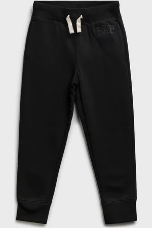 GAP Černé klučičí dětské tepláky Logo tonal joggers