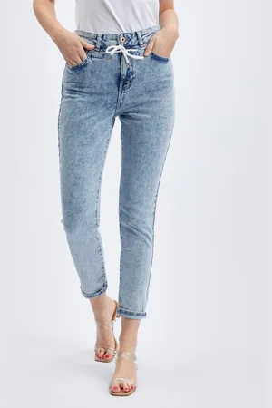 ORSAY Světle modré dámské slim fit džíny
