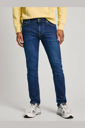 Pepe Jeans Tmavě modré pánské slim fit džíny