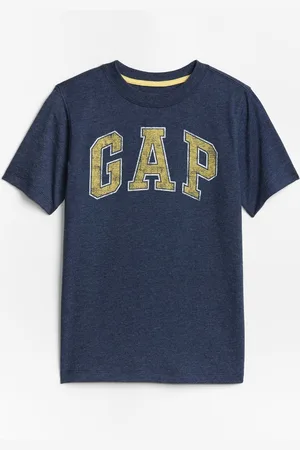 GAP Modré klučičí tričko Logo t-shirt