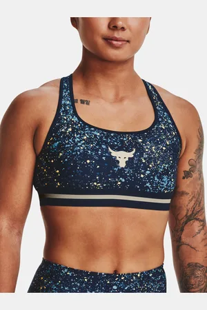 Under Armour Podprsenka UA Pjt Rock Bra Printed - tmavě modrá