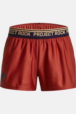 Under Armour Červené holčičí sportovní kraťasy Rock