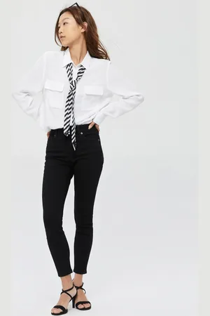 GAP Černé dámské džíny mid rise universal legging jeans