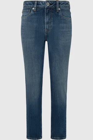 Pepe Jeans Modré dámské tapered džíny
