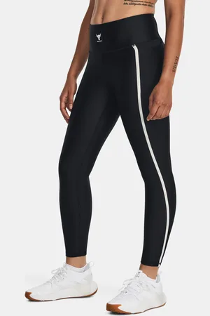 Under Armour Černé dámské legíny Project Rock All Train HG Ankl Lg