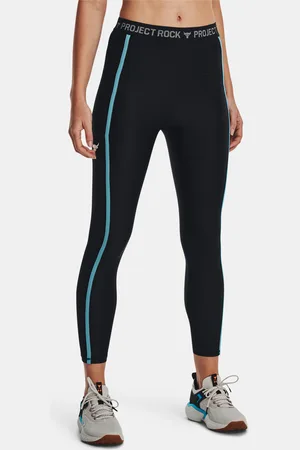 Under Armour Černé dámské sportovní legíny Pjt Rock HG Ankl Lg TG