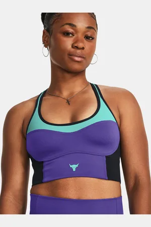 Under Armour Fialová sportovní podprsenka Pjt Rck Lets Go LL Infty Bra