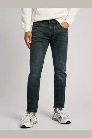 Pepe Jeans Tmavě modré pánské straight fit džíny Jeans