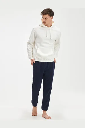 GAP Modré pánské tepláky fleece joggers