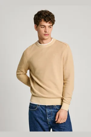 Pepe Jeans Béžový pánský svetr