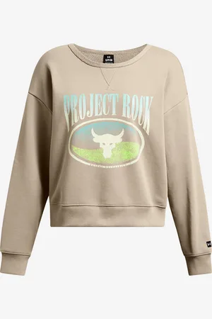 Under Armour Světle hnědá mikina Pjt Rck HW Terry LS Q1