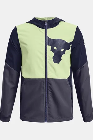 Under Armour Tmavě klučičí bunda UA Project Rock Legacy Jkt