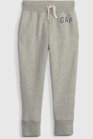 GAP Šedé klučičí tepláky french terry logo