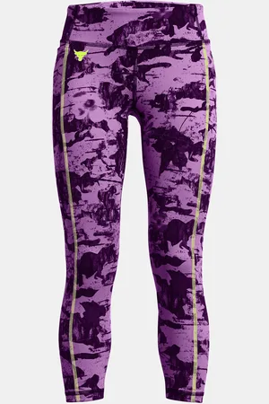 Under Armour Fialové holčičí sportovní legíny Pjt Rck Girls LetsGo Lg Pt