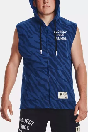 Under Armour Pánská vzorovaná sportovní mikina na zip s kapucí Pjt Rck Rival