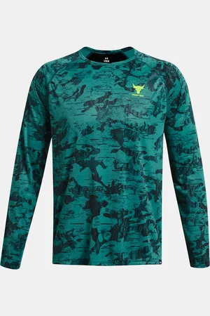 Under Armour Petrolejové sportovní tričko Pjt Rck IsoChill LS
