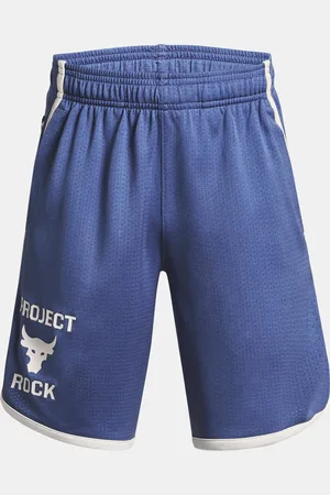 Under Armour Modré klučičí sportovní kraťasy Rock