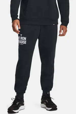 Under Armour Černé tepláky Pjt Rock Rival Flc Jogger