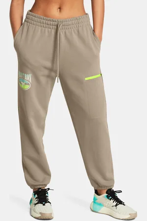 Under Armour Světle hnědé tepláky Pjt Rck Q1 HW Terry Pant