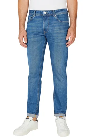 Pepe Jeans Modré pánské džíny tapered fit