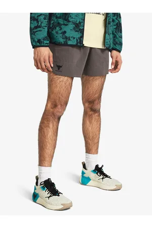 Under Armour Tmavě hnědé sportovní kraťasy Pjt Rck Camp Short