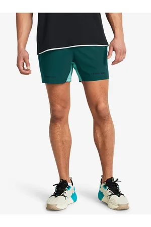 Under Armour Petrolejové sportovní kraťasy Pjt Rock Ultimate 5in Training Short
