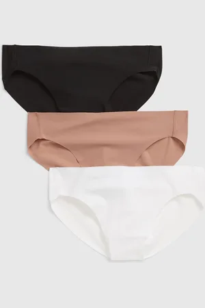 GAP Barevné dámské kalhotky no-show bikini, 3ks