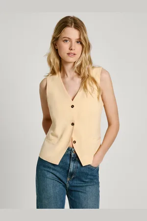 Pepe Jeans Žlutá dámská vesta