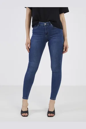 VERO MODA Tmavě modré dámské skinny fit džíny Tanya