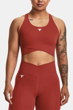 Under Armour Červená dámská sportovní podprsenka Rock