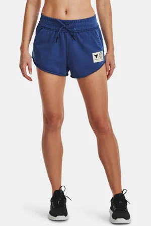 Under Armour Modré dámské sportovní kraťasy Pjt Rck Terry Short