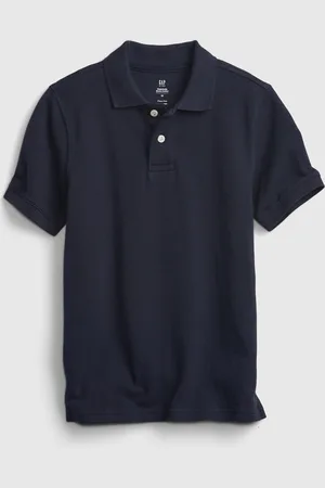GAP Modré klučičí dětské polo tričko organic catton