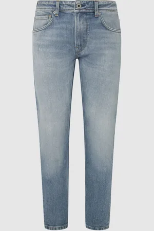 Pepe Jeans Světle modré pánské straight fit džíny Jeans