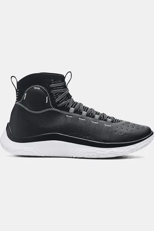 Under Armour Černé kožené sportovní tenisky CURRY 4 FLOTRO
